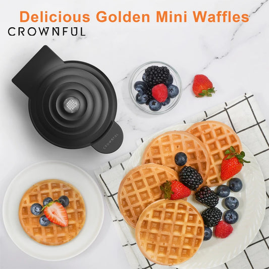 Crownful Mini Waffle Sandwich Maker