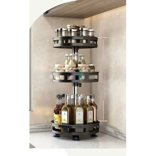 QuickSpin Rotating Spice Organizer Rack