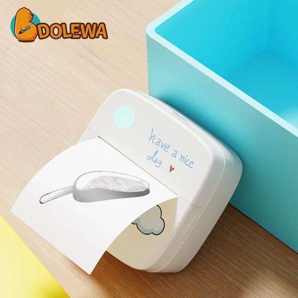 Pocket Mini Label Photo Printer