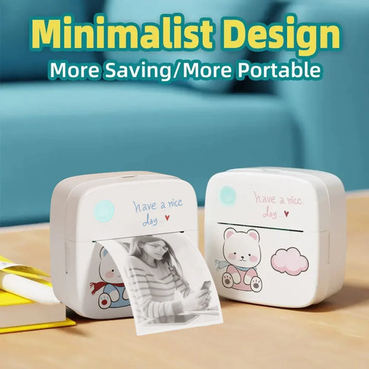 Pocket Mini Label Photo Printer